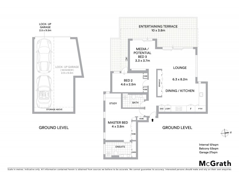 3/125 Kurraba Road, Neutral Bay NSW 2089 Floorplan