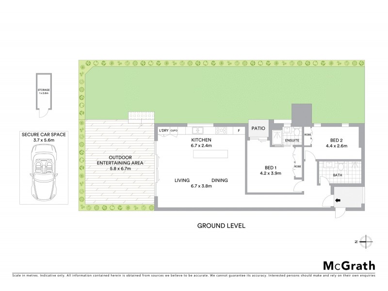 6/291 Miller Street, Cammeray NSW 2062 Floorplan