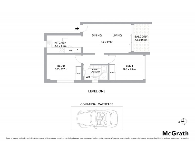 4/80 Bent Street, Neutral Bay NSW 2089 Floorplan