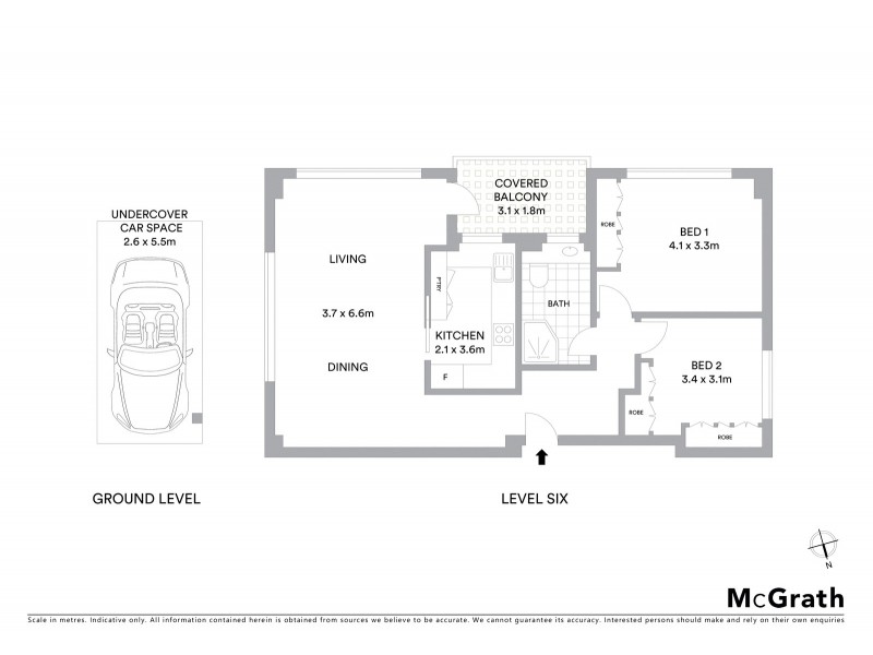 21/36 Wycombe Road, Neutral Bay NSW 2089 Floorplan