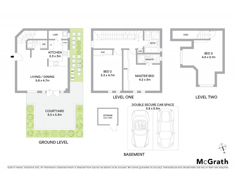1/9 River Road, Wollstonecraft NSW 2065 Floorplan