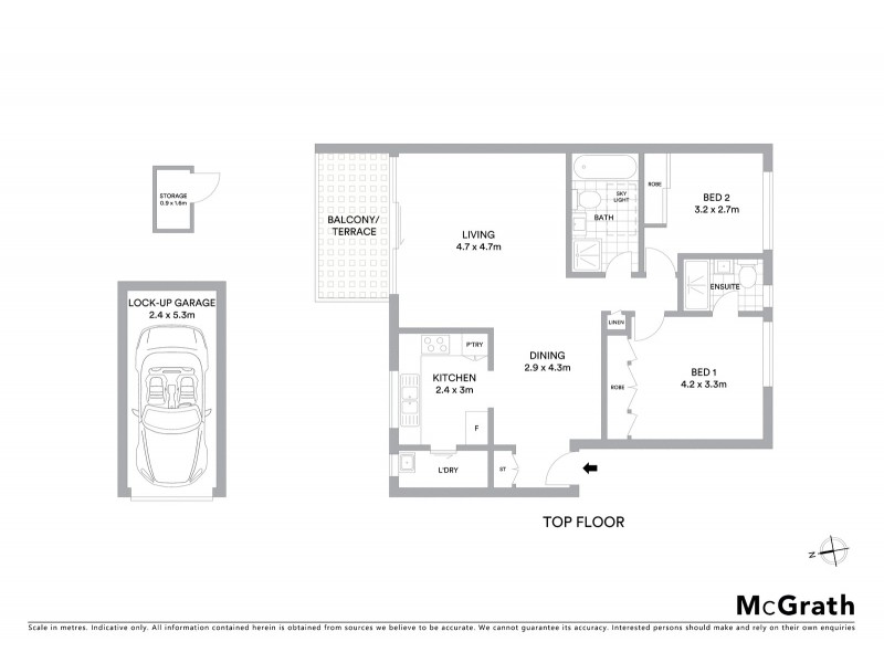 4/135 West Street, Crows Nest NSW 2065 Floorplan
