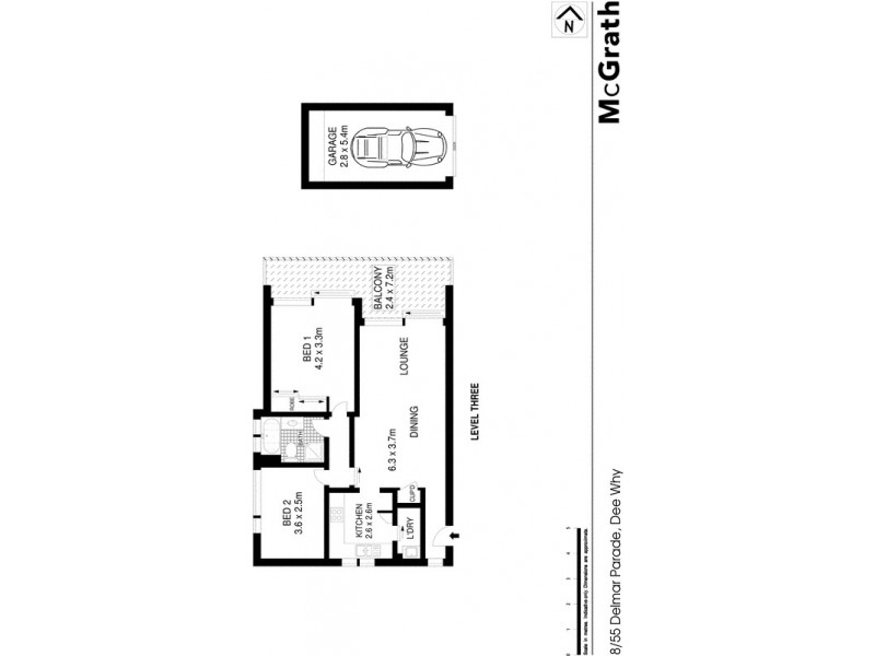 8/55 Delmar Parade, Dee Why NSW 2099 Floorplan