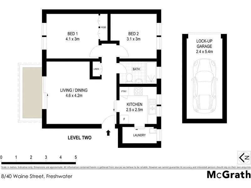 8/40 Waine Street, Freshwater NSW 2096 Floorplan