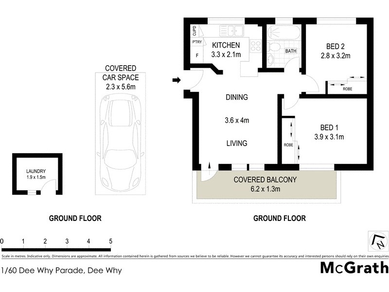 1/60 Dee Why Parade, Dee Why NSW 2099 Floorplan