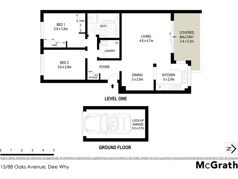 15/88 Oaks Avenue, Dee Why NSW 2099 Floorplan