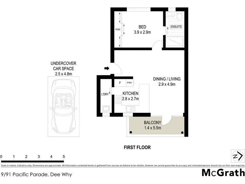 9/91 Pacific Parade, Dee Why NSW 2099 Floorplan