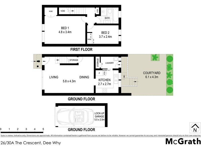 26/30a The Crescent, Dee Why NSW 2099 Floorplan