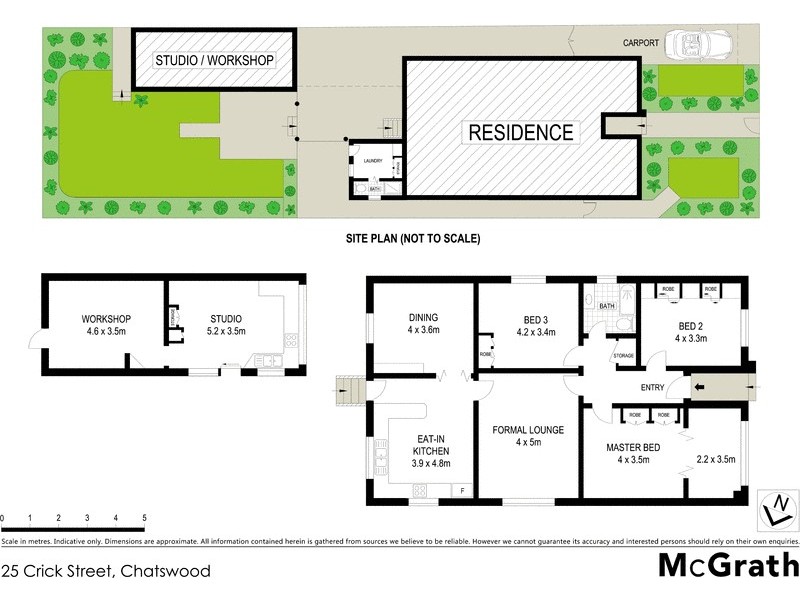25 Crick Street, Chatswood NSW 2067 Floorplan