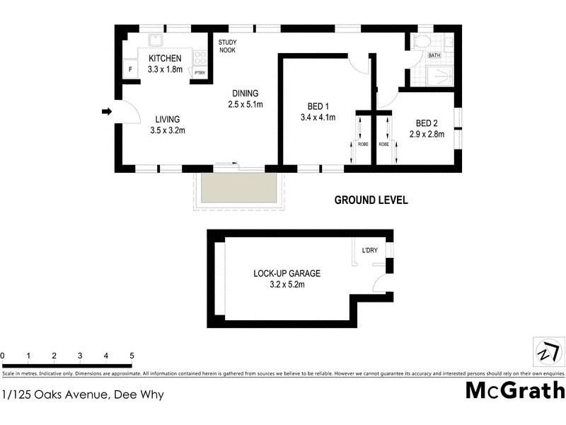 1/125 Oaks Avenue, Dee Why NSW 2099 Floorplan