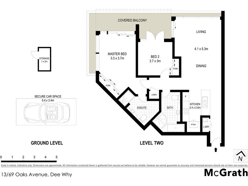 13/69 Oaks Avenue, Dee Why NSW 2099 Floorplan