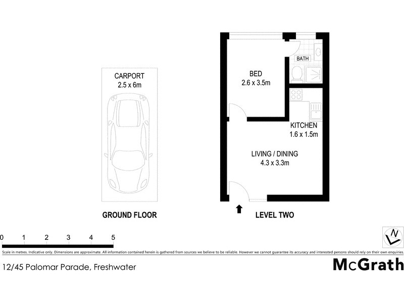 12/45 Palomar Parade, Freshwater NSW 2096 Floorplan