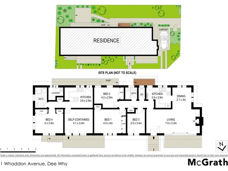 1 Whaddon Avenue, Dee Why NSW 2099 Floorplan