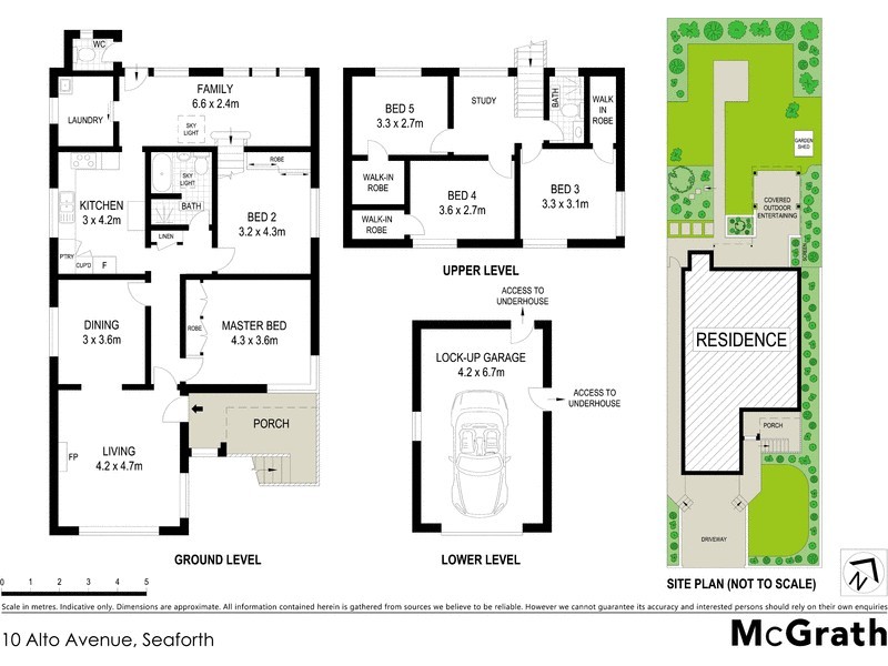 10 Alto Avenue, Seaforth NSW 2092 Floorplan
