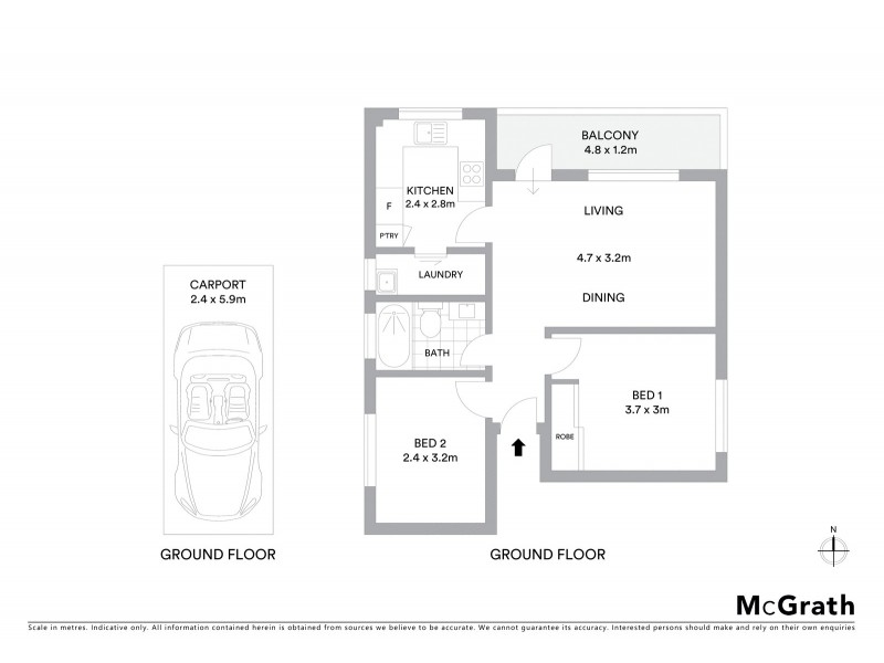 14/99 Pacific Parade, Dee Why NSW 2099 Floorplan