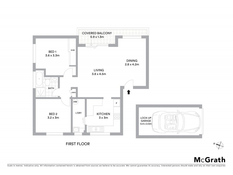 3/51 McDonald Street, Freshwater NSW 2096 Floorplan