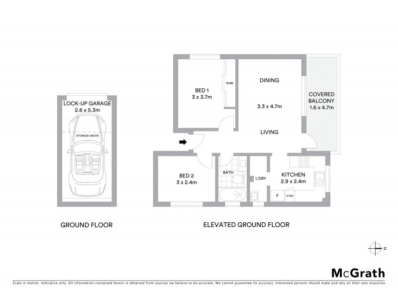 1/99 Pacific Parade, Dee Why NSW 2099 Floorplan