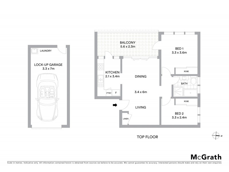 10/17 Grafton Crescent, Dee Why NSW 2099 Floorplan