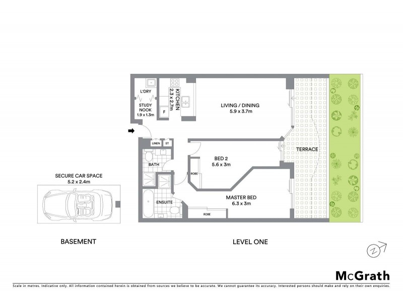 109/11 Mooramba Road, Dee Why NSW 2099 Floorplan