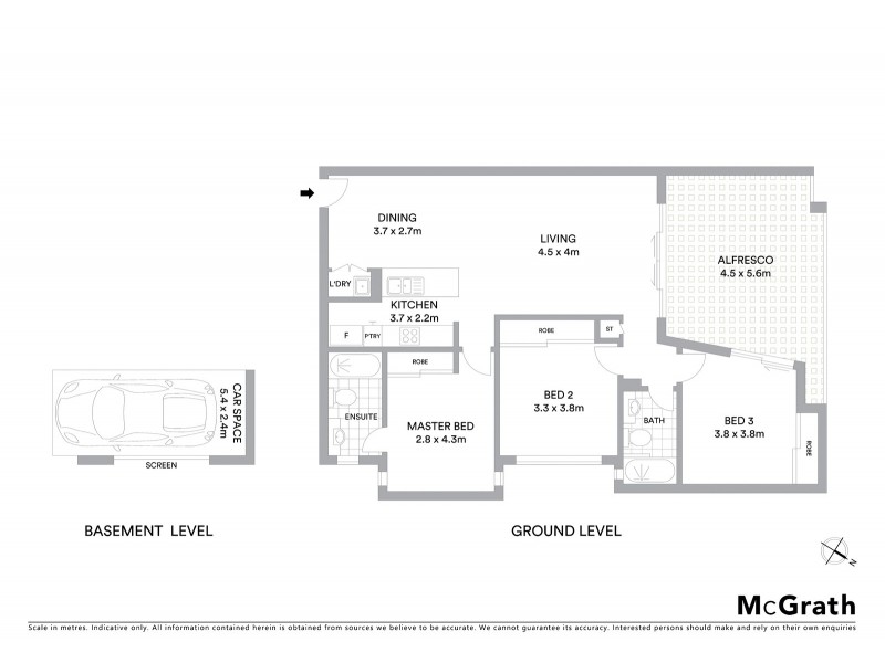 22/18 Mascar Street, Upper Mount Gravatt QLD 4122 Floorplan