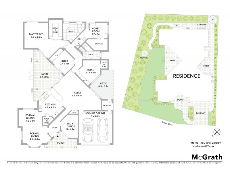 8 Bolton Close, Brookfield QLD 4069 Floorplan