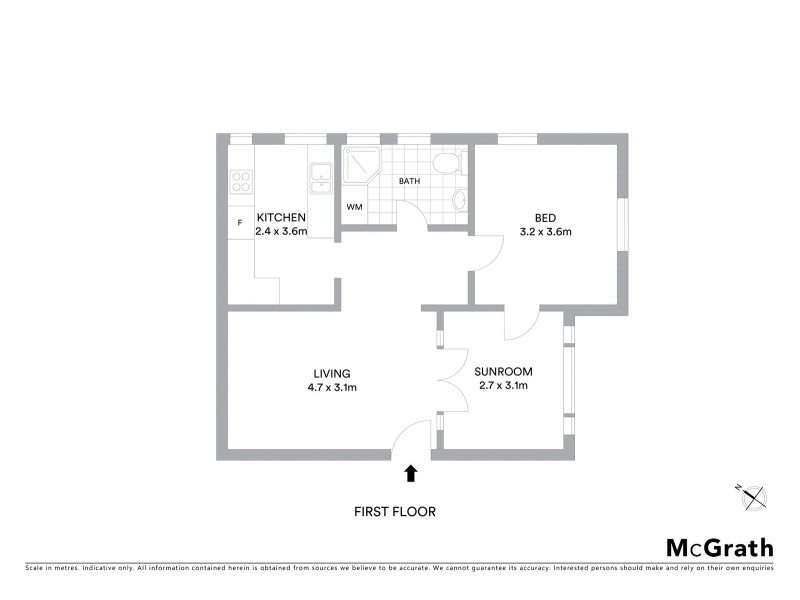 7/74 Kent Street, New Farm QLD 4005 Floorplan