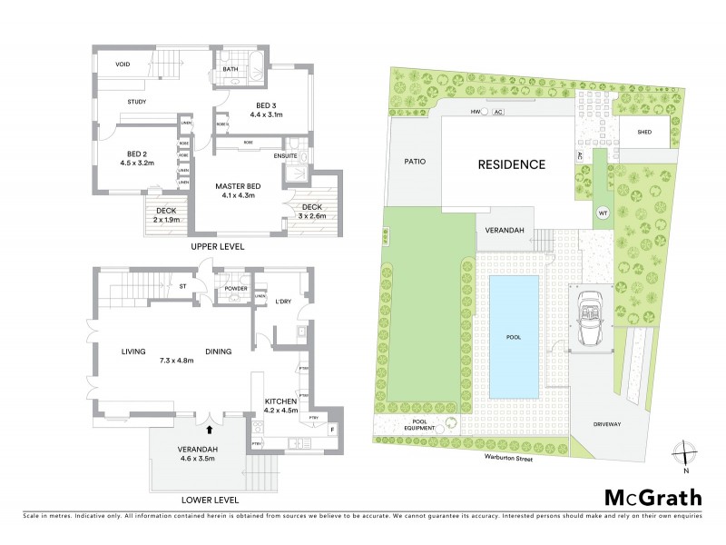 74 Warburton Street, Bardon QLD 4065 Floorplan
