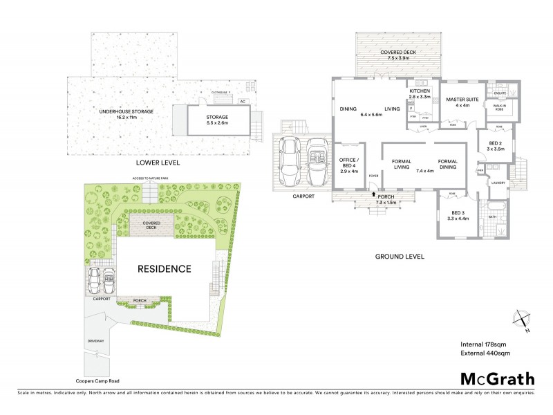 64 Coopers Camp Road, Bardon QLD 4065 Floorplan