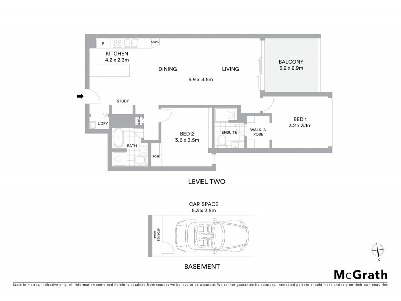 207/9 Lapraik Street, Ascot QLD 4007 Floorplan