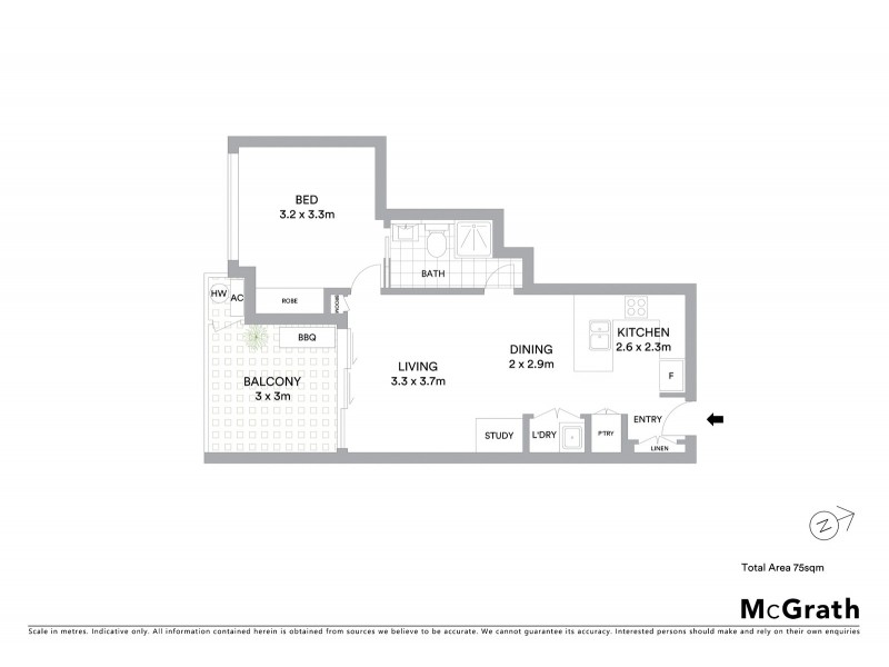 401/50 Lamington Avenue, Lutwyche QLD 4030 Floorplan