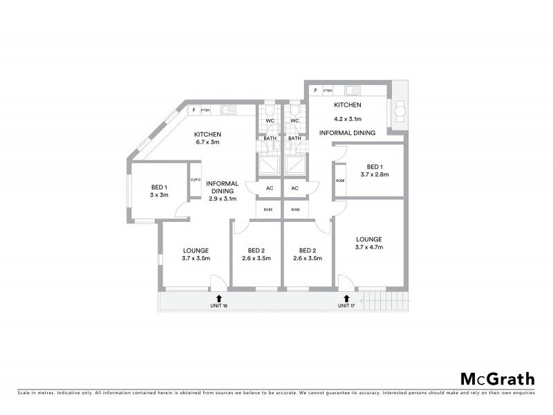 17 & 18/128 Bowen Street, Spring Hill QLD 4000 Floorplan