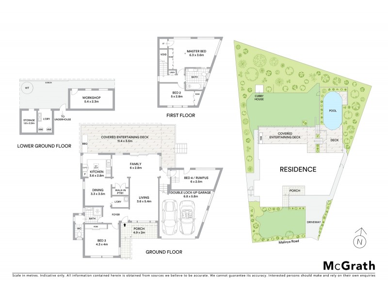 4 Malinya Road, Allambie Heights NSW 2100 Floorplan