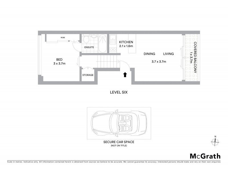 609/22 Central Avenue, Manly NSW 2095 Floorplan