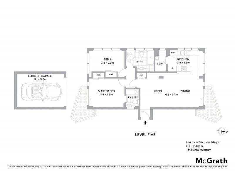 15/33 Malvern Avenue, Manly NSW 2095 Floorplan