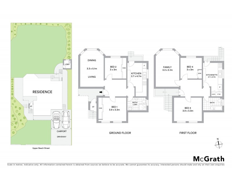 44 Upper Beach Street, Balgowlah NSW 2093 Floorplan