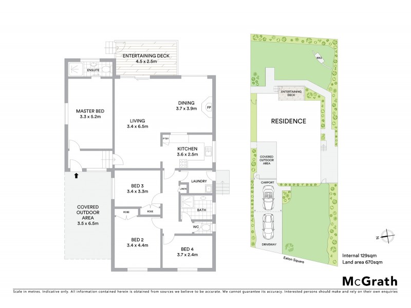 6 Eaton Square, Allambie Heights NSW 2100 Floorplan