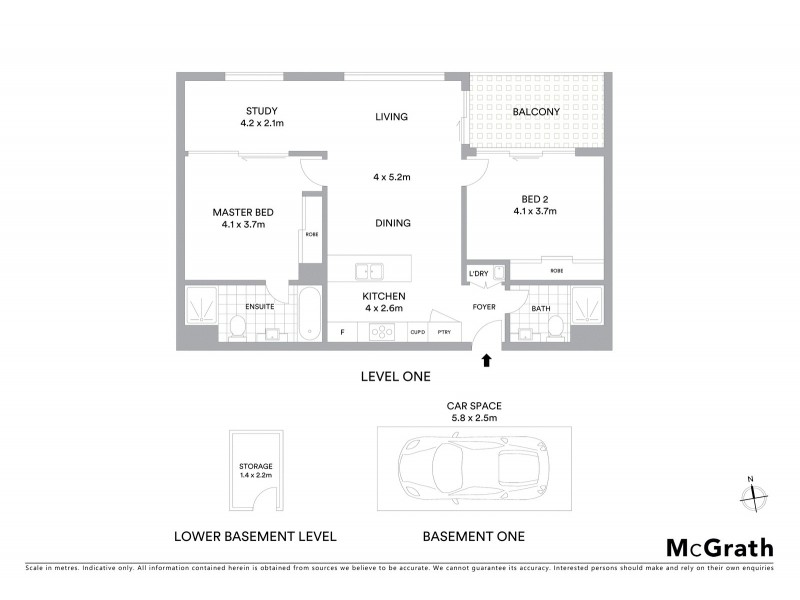 31/331 Miller Street, Cammeray NSW 2062 Floorplan