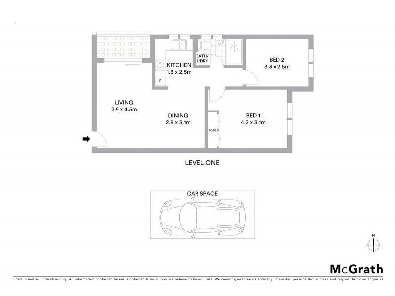 1/31 Cavill Street, Freshwater NSW 2096 Floorplan