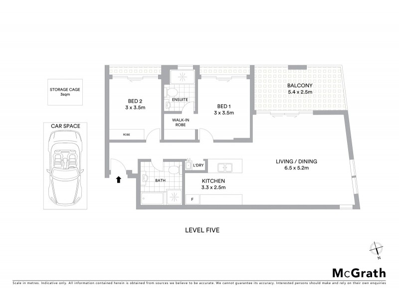 19/57 Delmar Parade, Dee Why NSW 2099 Floorplan