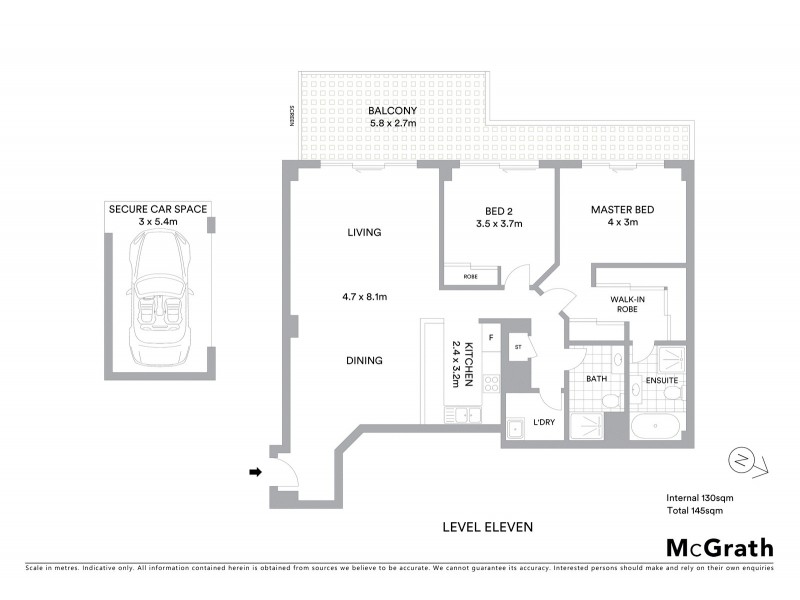 64/134 Bulwara Road, Pyrmont NSW 2009 Floorplan