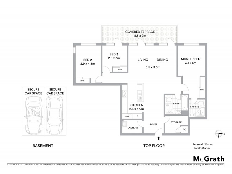 41/5 Bay Drive, Meadowbank NSW 2114 Floorplan
