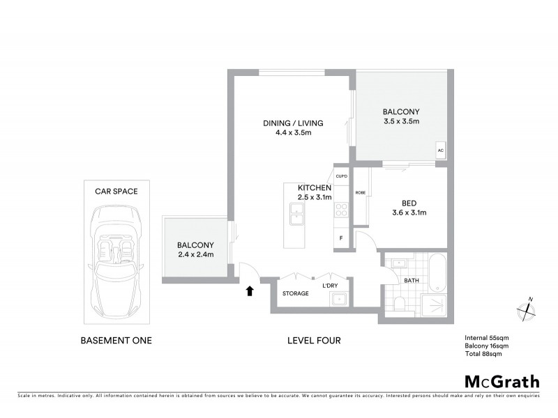 30/7 Porter Street, Ryde NSW 2112 Floorplan