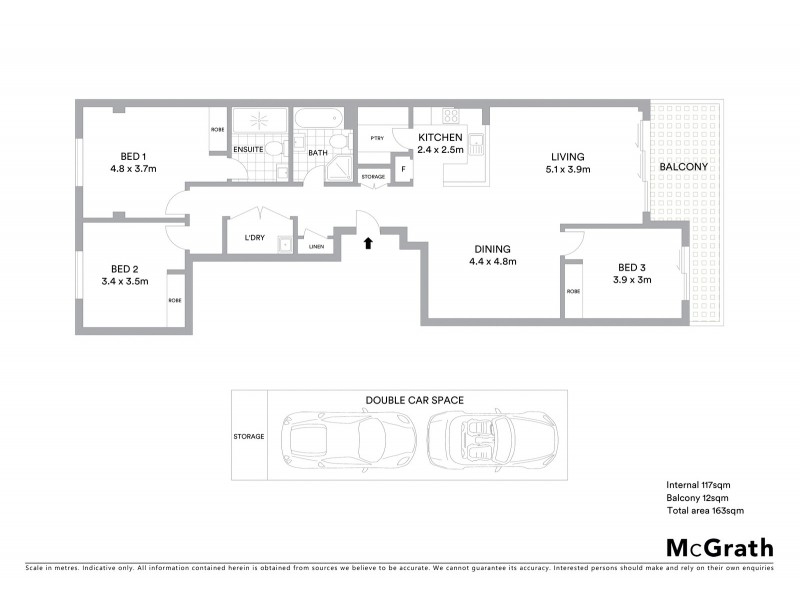 47/141 Bowden Street, Meadowbank NSW 2114 Floorplan