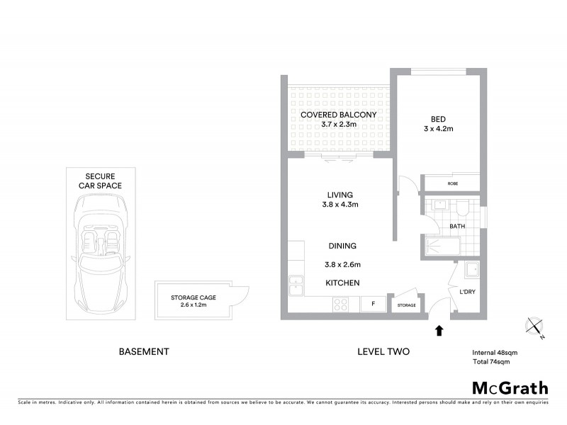 207/101 Church Street, Ryde NSW 2112 Floorplan