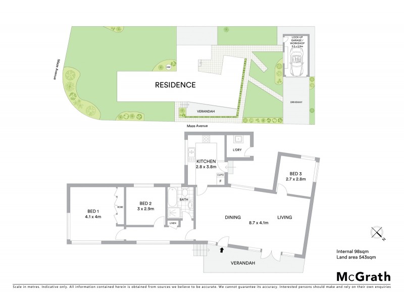1 Maze Avenue, Ryde NSW 2112 Floorplan