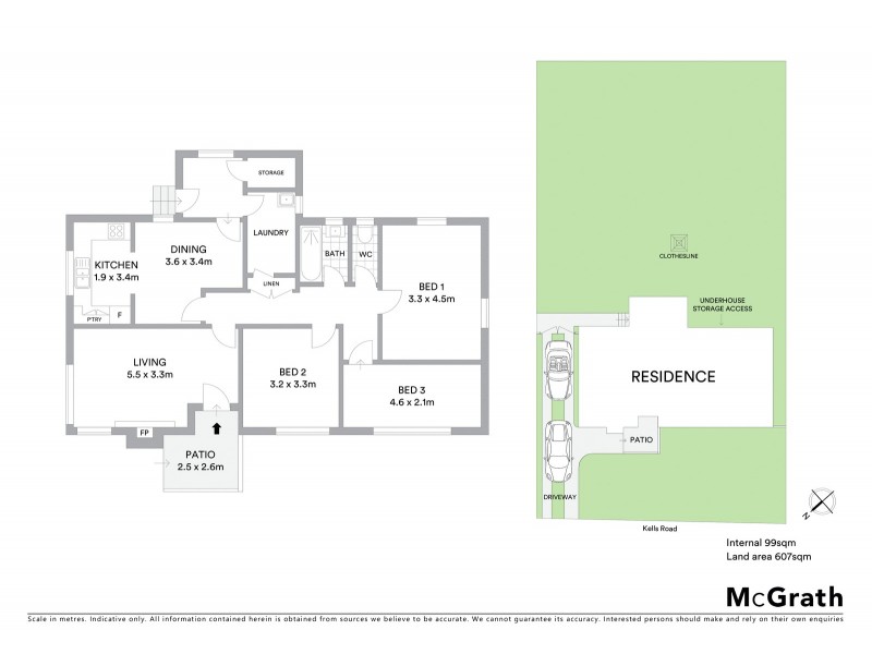 15 Kells Road, Ryde NSW 2112 Floorplan