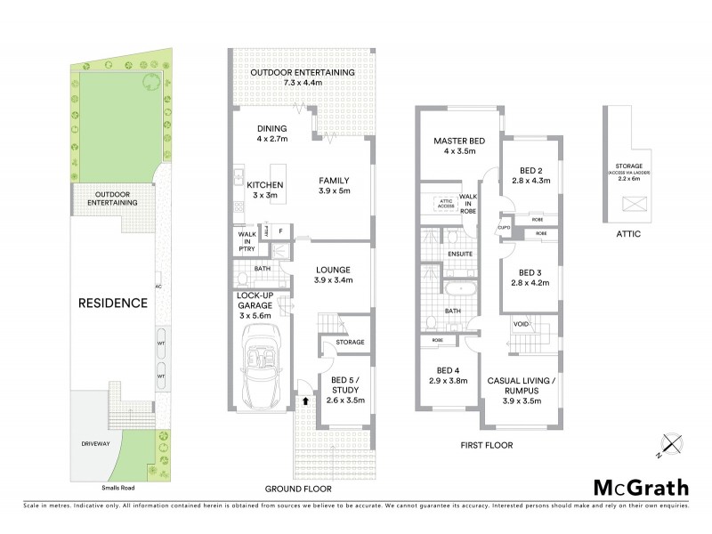 15A Smalls Road, Ryde NSW 2112 Floorplan