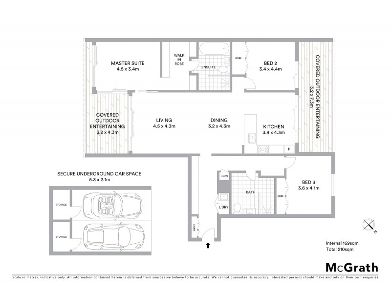 702N/2 Lardelli Drive, Ryde NSW 2112 Floorplan