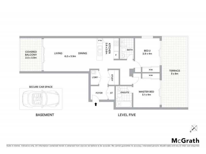 509/3 Alma Road, Macquarie Park NSW 2113 Floorplan