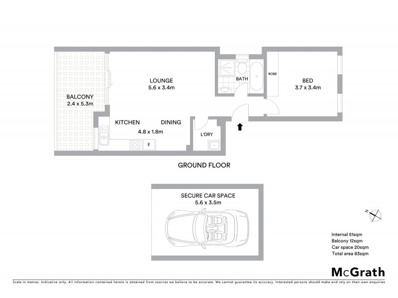 20/32 Short Street, Homebush NSW 2140 Floorplan